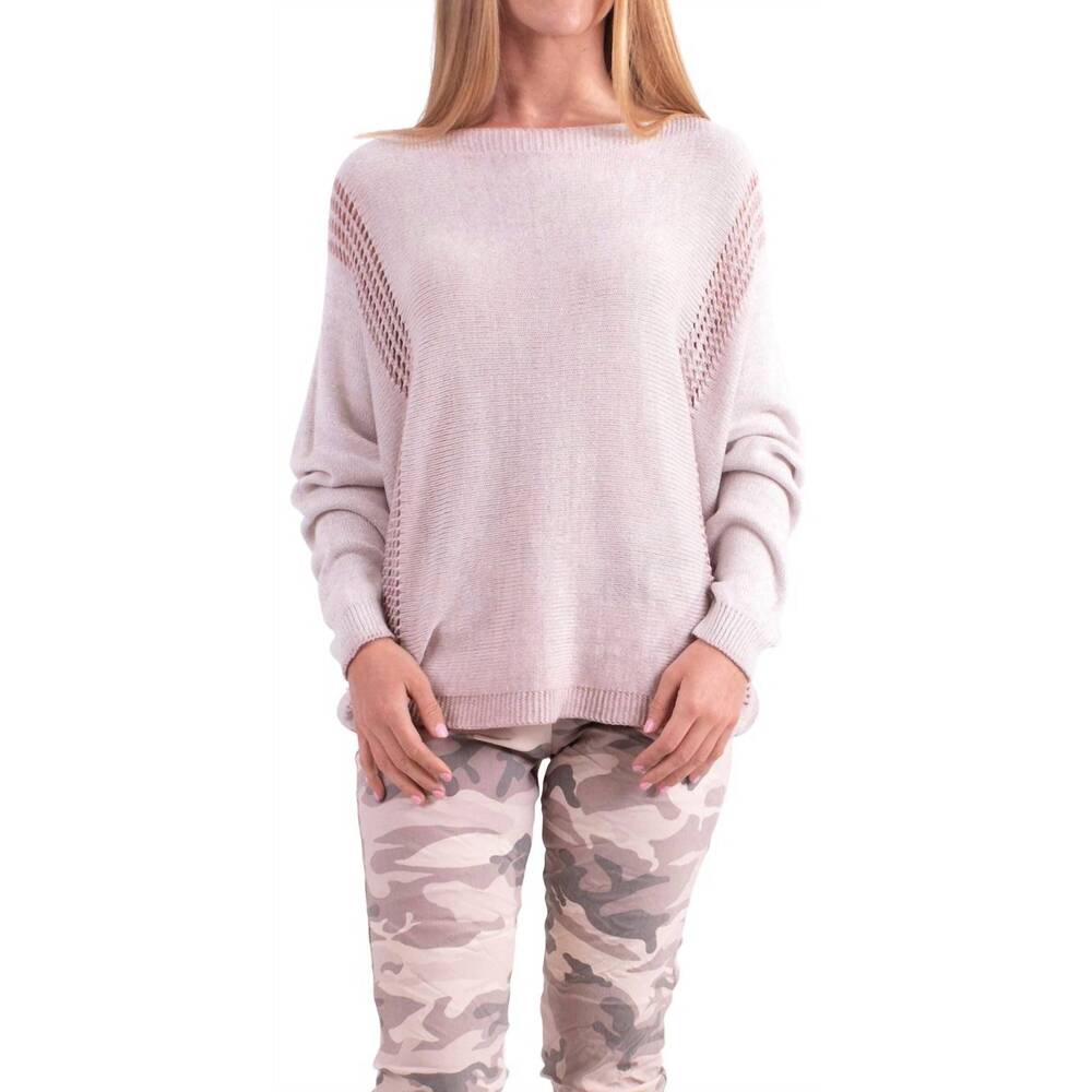 NEW GIGI MODA vena sweater in pink